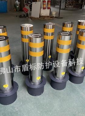 机场出入口挡车防撞立柱学校大门伸缩柱可移动拆卸路柱防撞柱