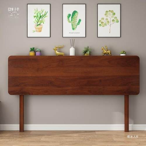 fj芙锦1单买改造床头板超薄5cm实木床头2.2厘米厚靠背板经济型单