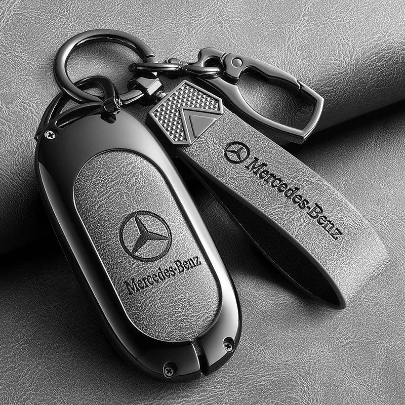 适用于奔驰C级钥匙套C260LC200LS级EQEEQS车S450L遥控包壳扣