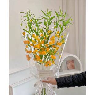 宫灯百合鲜花稀有小众花材婚礼专用花材网红鲜花黄色系鲜花