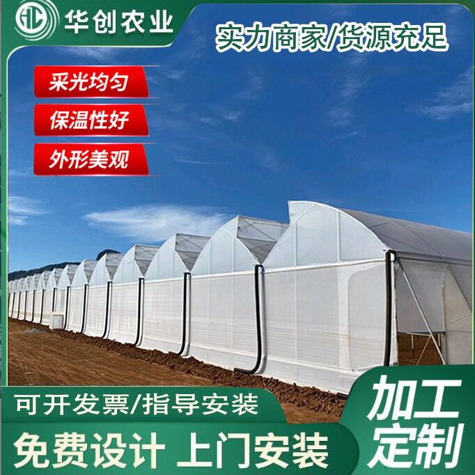 连栋薄膜温室大棚蔬菜种植薄膜温室大棚智能温室设计建设厂家果蔬
