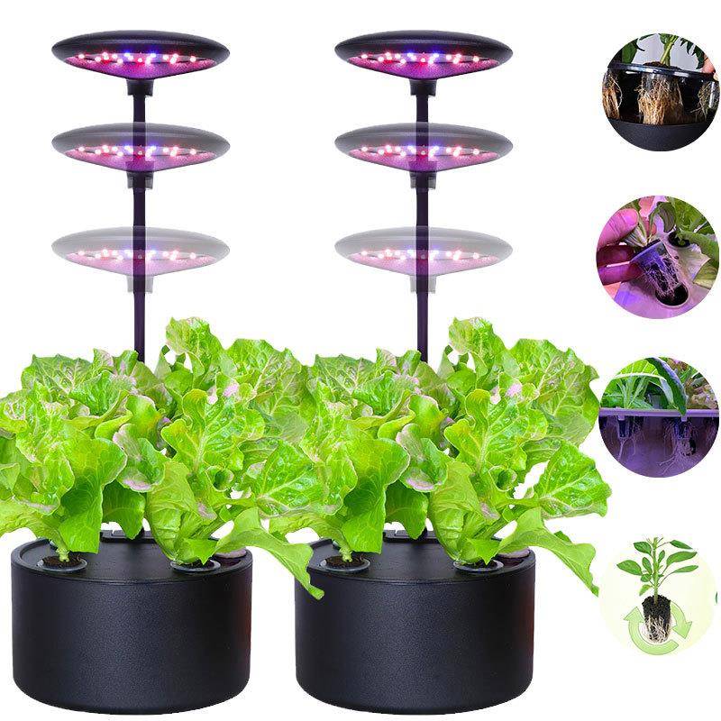 家庭智能种植机室内无土栽培蔬菜设备家用水培植物盆水耕种菜神器