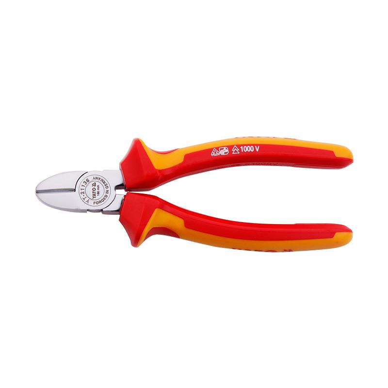 易尔拓5寸6寸7寸VDE认证绝缘斜嘴钳斜口钳YT-211352113621137