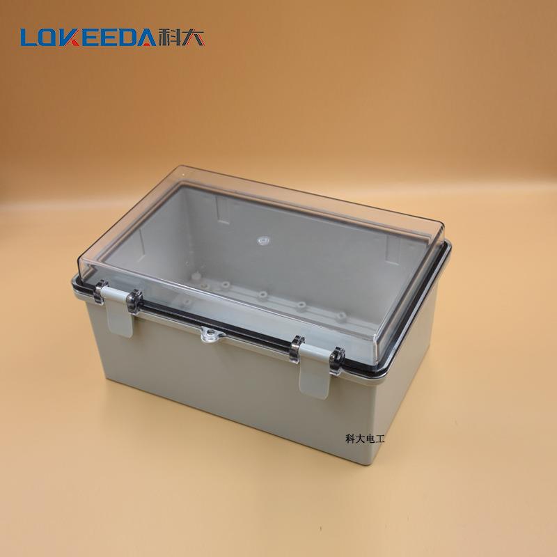 290*190*140mm合页搭扣防水接线盒电缆接线控制箱按钮柜IP66防水