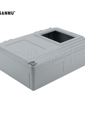 仪表机箱 带显示窗口外壳 翻盖式铸铝防水盒FA15-1：250*185*88MM