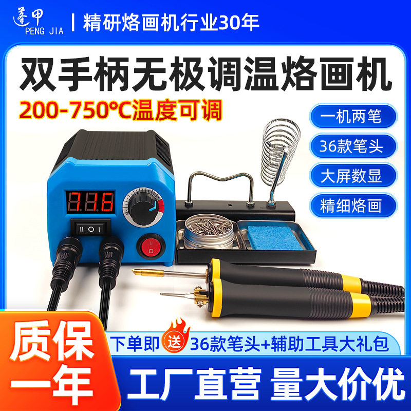 LH55-Z2-NS2蓬甲木材燃烧笔调温专业烙画机烙画工具葫芦木板烫画