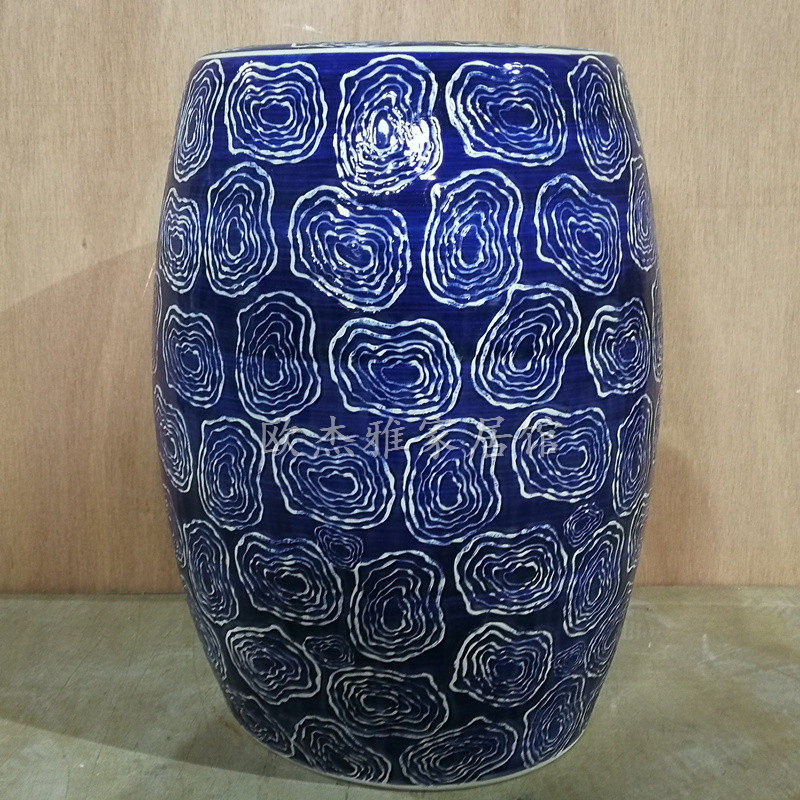 中式坐墩青花瓷条纹陶瓷鼓凳鼓墩鼓椅子镂空换鞋凳圆凳梳妆凳摆,鲜花速递/花卉仿真/绿植园艺,其它园艺用品,淘宝优惠券,粉丝福利购,淘宝优惠卷