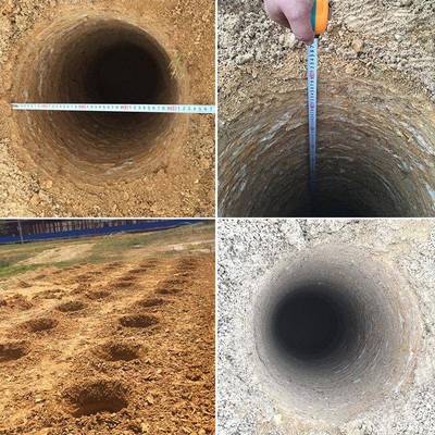 蒙手TOJ推架子地钻汽驰打植树挖坑机电线杆洞油机汽油机机械式省