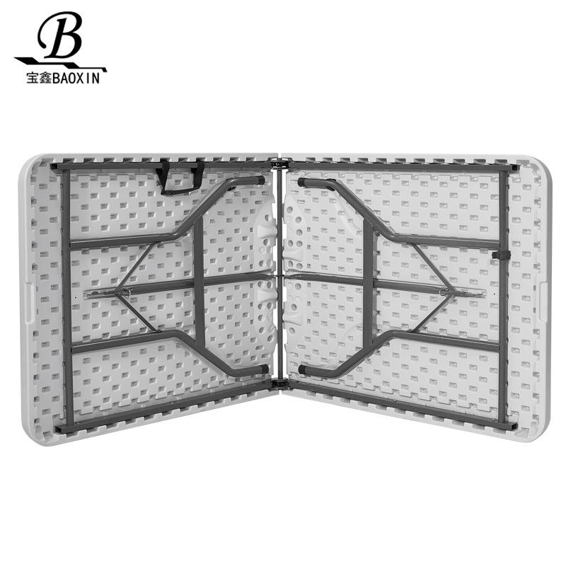 15.米热质销廉价户外可GWH折塑料桌轻叠野餐便携式折叠桌宴会派对