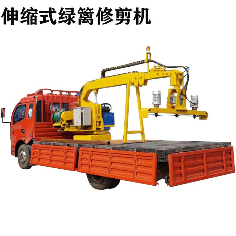 柴油车PGO载式篱机公路坡边绿树篱篱修剪高空伸机缩绿式绿篱修剪