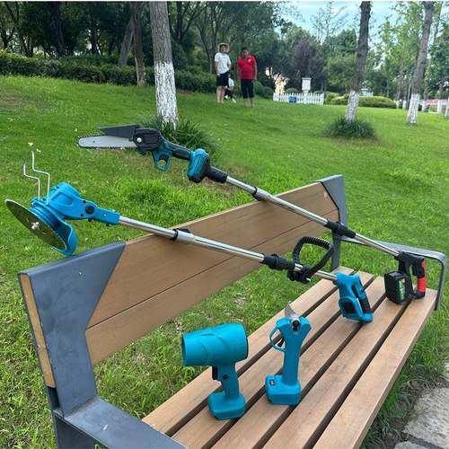 电动割草机锂OWB电树枝剪小型用林除草机充电草坪家式修剪园机