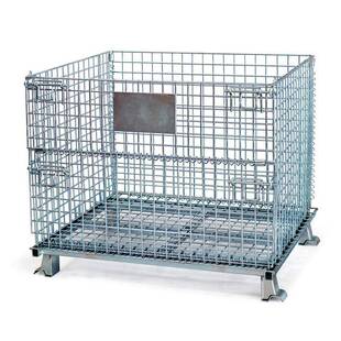 厂笼家直销仓储车间筐周转折叠金分属快递拣笼FXK移动仓库笼
