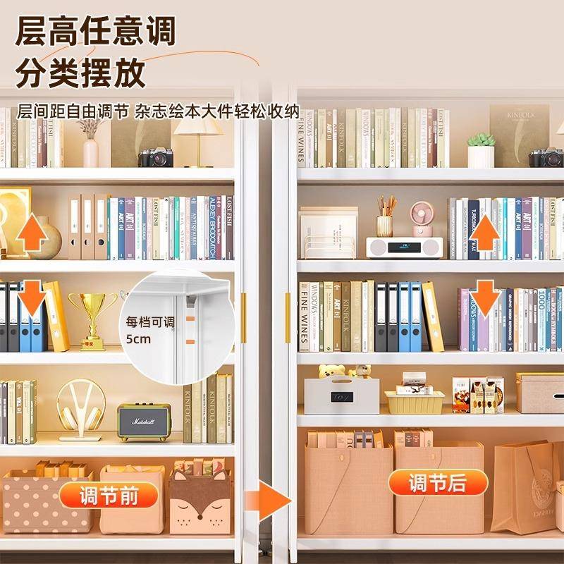 示钢制MTC书架落地柜家用柜卧室客厅收纳柜防尘一体靠墙储物书展