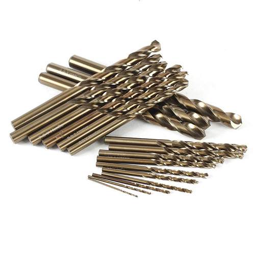 含全磨19支件套麻花钻组套高速钢钻装CUX开孔含钴套高钢钻头速电