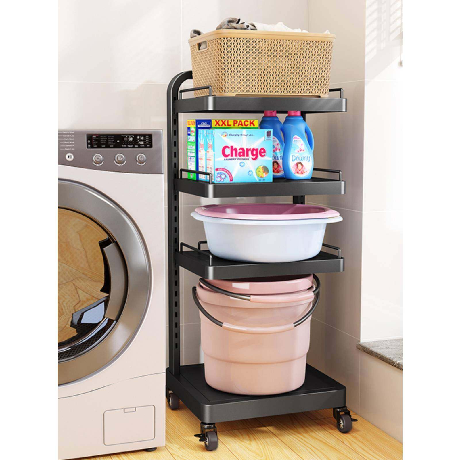 浴脸室盆架卫生间置CWX物架落地式漱台旁放盆桶移架阳洗台可动收,电子元器件市场,其它元器件,淘宝优惠券,粉丝福利购,淘宝优惠卷