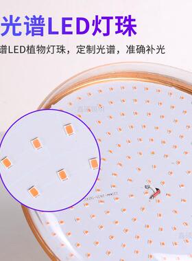 全谱ld补光灯EGR太阳灯0W飞碟多肉上色草莓花卉光植5物灯e生长灯