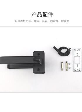 间卫FNO生门锁玻璃门窄边框把手小型竖孔4锁248孔距平开门极通用