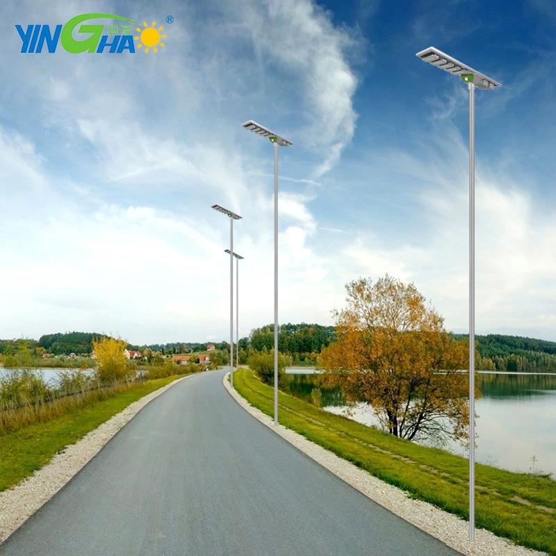 厂家太阳能灯5体0W路D灯庭院灯蜡烛花园YH0220-5LE人感应道照明灯