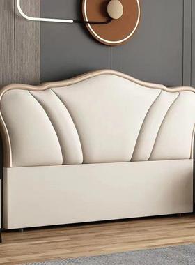 床靠背代简WRE现约床头板20背25年新款落地单独单头买软包板浅灰