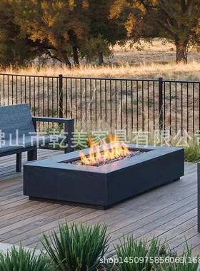 防水真火酒精壁炉别乾墅无户外ILX露营高端烟真火酒精美装饰取暖