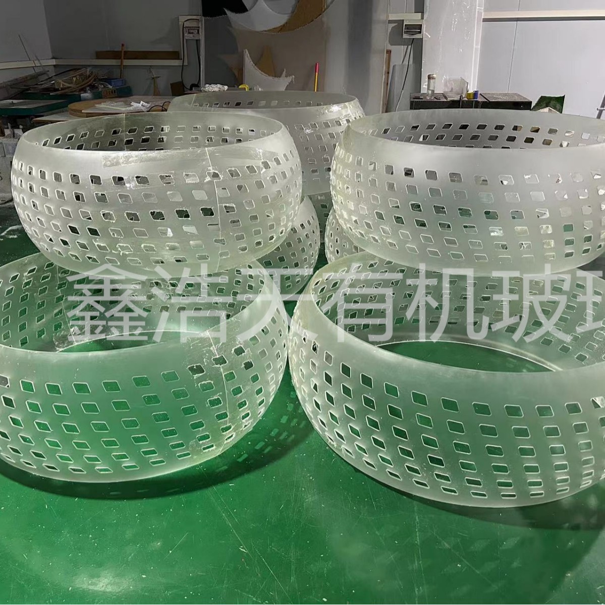 亚克力透明球罩有机玻璃异形灯罩防尘罩半圆奶白灯罩展示罩防护罩