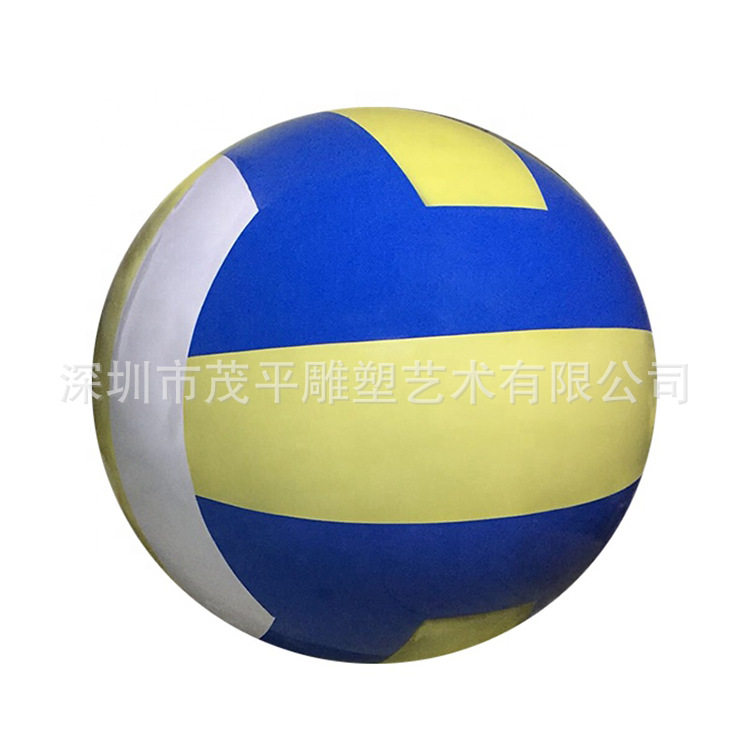 不锈钢雕塑排球篮球足球雕塑户外校园学校景观体育用品景观小品