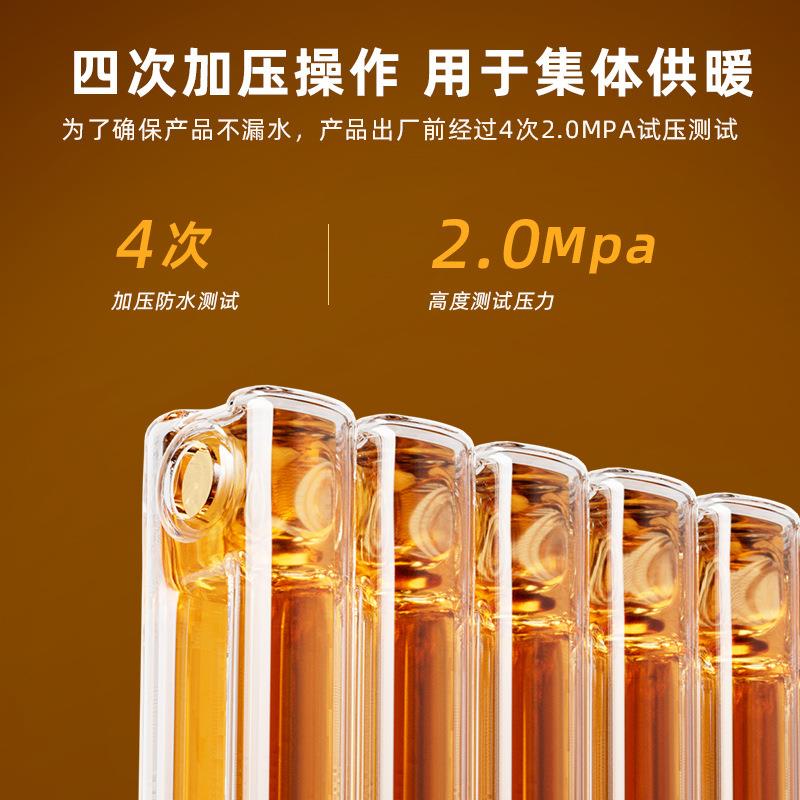 暖气片散热器钢二柱壁挂式取暖器片家用加厚水循环暖气片