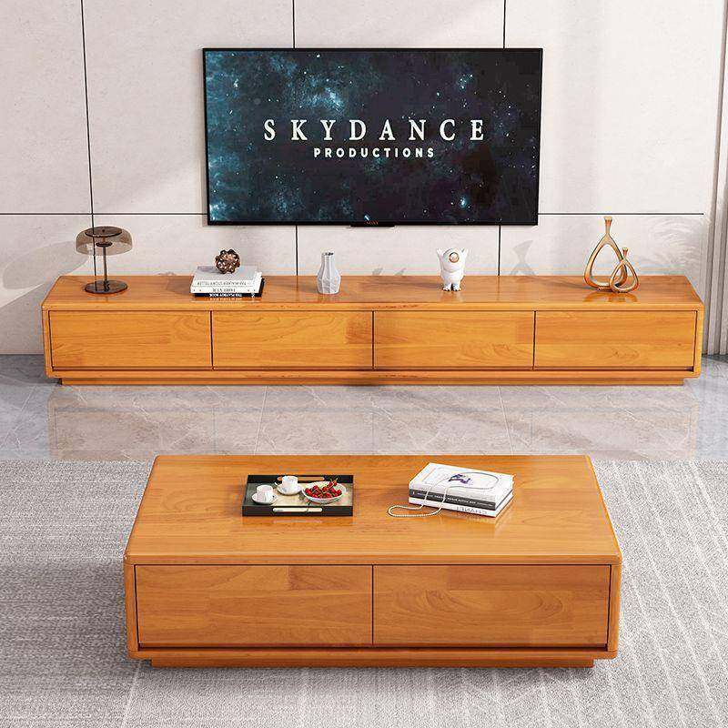 全实木电柜落地柜厅现915代简约茶几组合小户橡胶木视型客家用套,住宅家具,茶几+电视柜,淘宝优惠券,粉丝福利购,淘宝优惠卷