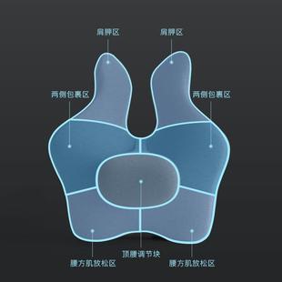 椅子坐垫靠背一体办公室久坐不累护腰腰靠垫座椅痔疮垫屁繁星