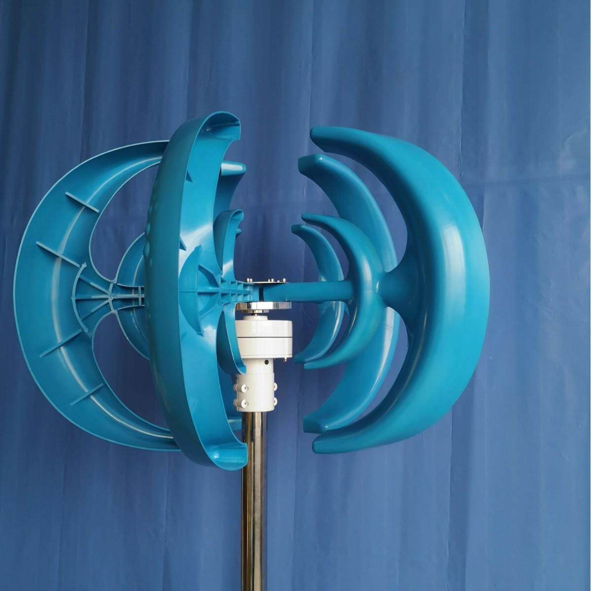 蓝灯笼型风力发电色机直轴涡轮机按需贴标发TME货稳定垂供货