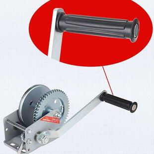 手式绞盘手动锁双向新款手摇摇绞盘1200磅型用牵ANX引滑轮家小升