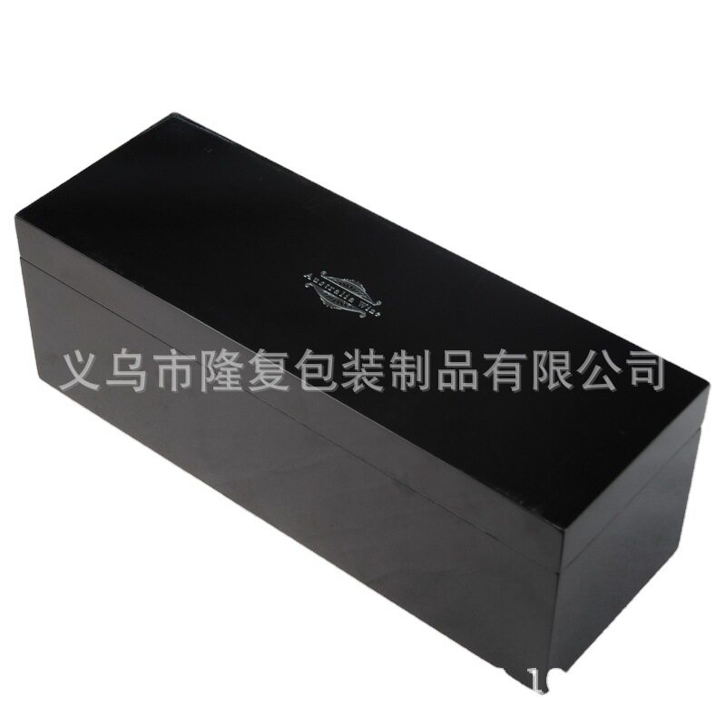 高档PU车线双支红酒皮盒可带酒具