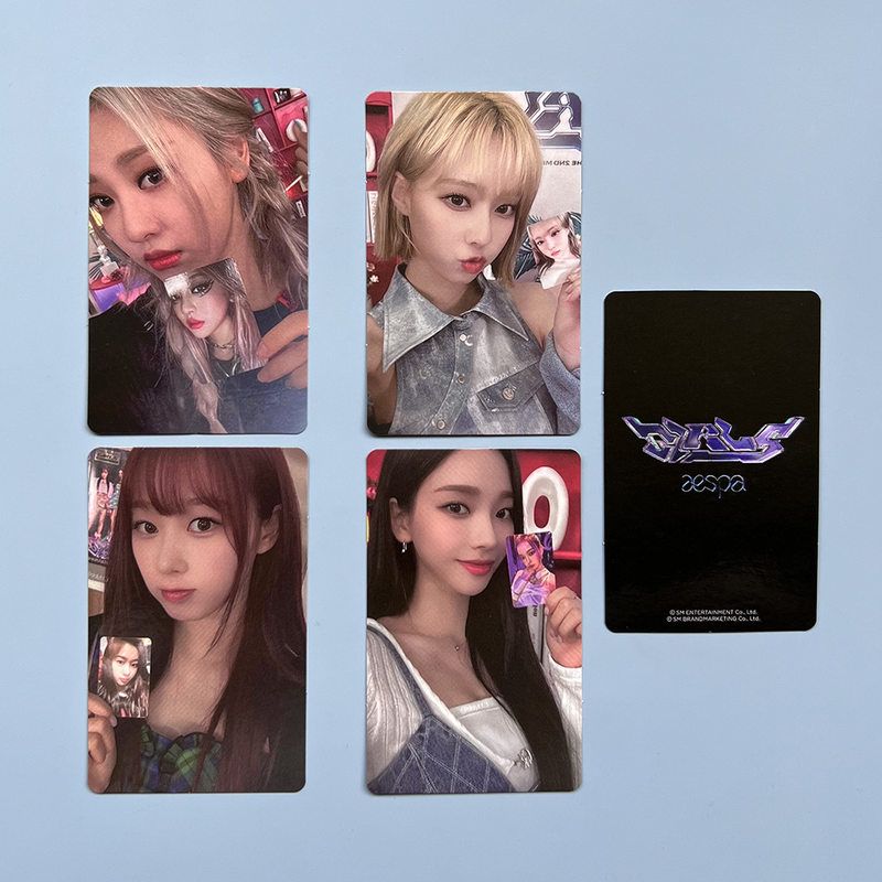 Aespa新专辑Girls 周边小卡 随机卡 Live Event Photocard