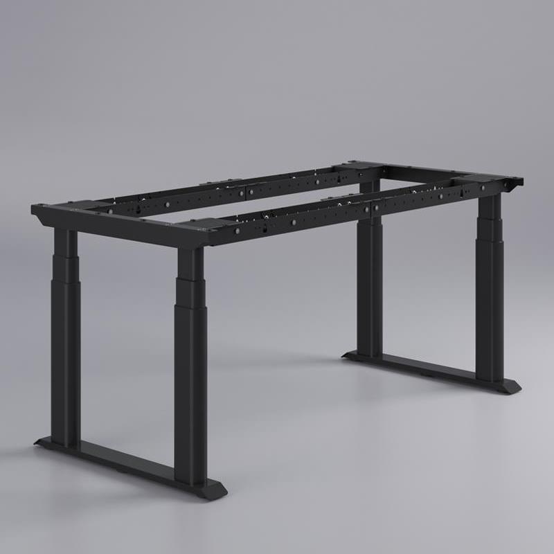 四电机电动升降桌腿电脑办公家用工作台四腿桌架商业升降实木