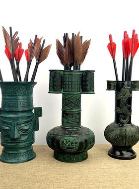 适配青铜器投壶投掷游戏道具公司团建学校亲子投箭开业周