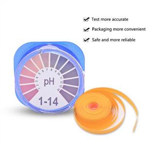 圆盘PH试纸1-14饮用水/化妆品/水果酸碱度测试纸PH广泛试纸1卷5米