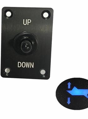 适配铝面板摇杆钮子开关船用拨动开关up/down trim tab toggle sw