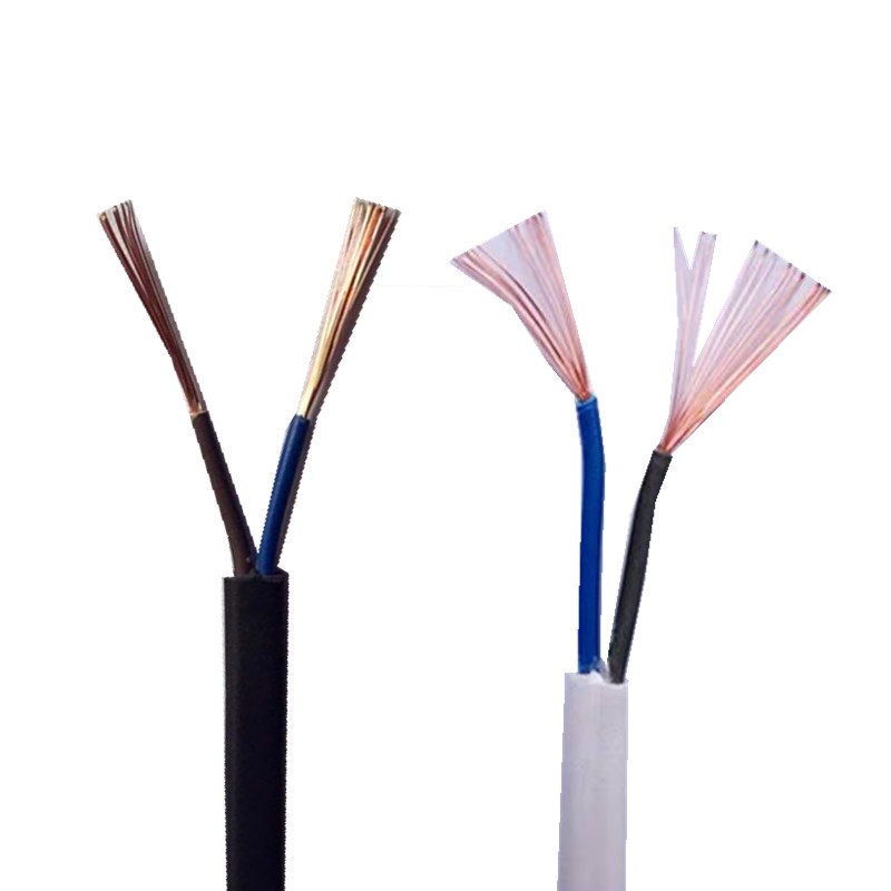 纯铜白色平行线RVVB2x0.3/0.5/0.75/1/1.5平方户外电线两芯电源线