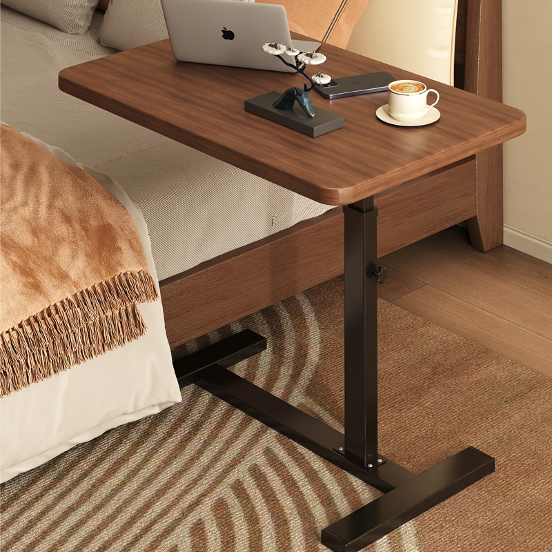 可移动升降床边桌简约客厅沙发边几家用办公电脑桌卧室懒人床头桌