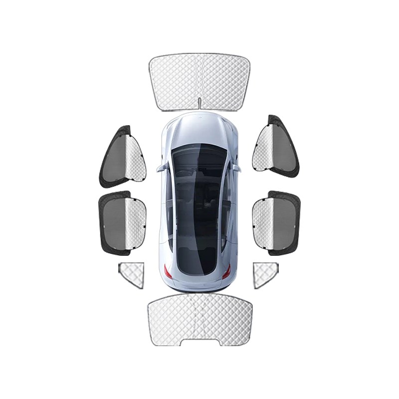 车载汽车遮阳帘j防晒隔热侧窗户两用防蚊虫不透光遮阳挡车内隐私