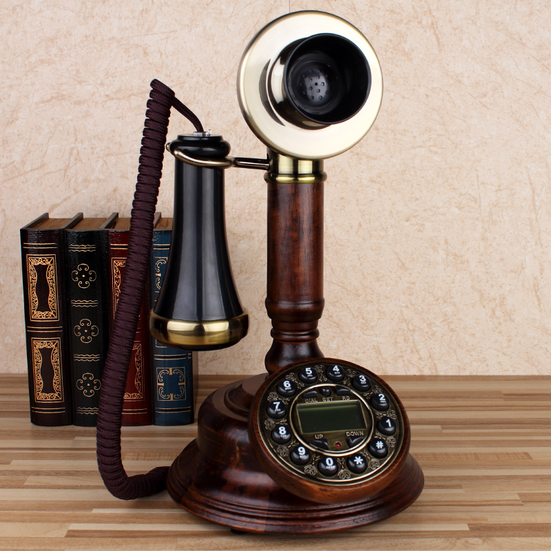 欧式复古仿古无线插卡座机老式转盘联通电N信固话老人家用电话机