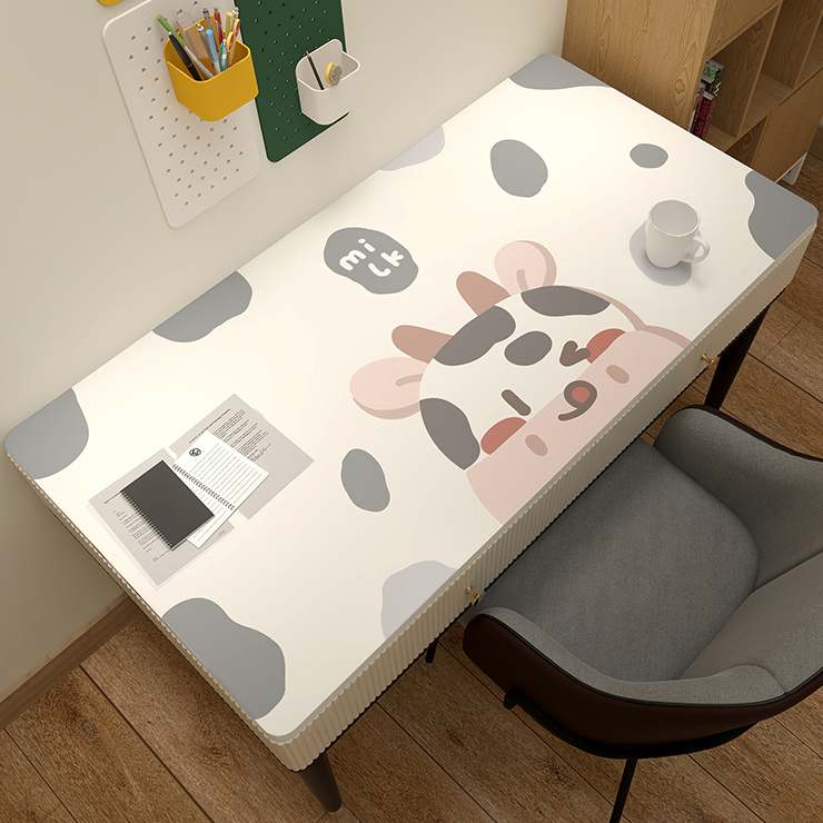 学生卡通皮革书桌垫防水书桌桌布儿童写字台桌面垫X电脑桌鼠标垫