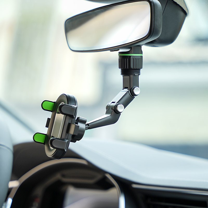 一夹就紧车载手机架汽车后视镜导航支架2025新款车内专用固定支撑
