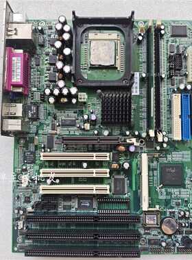 广积工控机主板 MB800FH工业设备母板 带3条ISA 带网口 现货