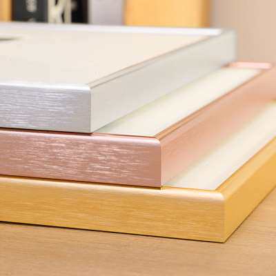 极速铝合金画框装裱窄边定制挂墙任意尺寸金属边框装饰a4装裱外框