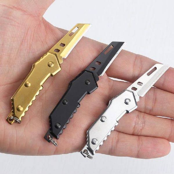 Stainless Steel Quick-opening Folding Knife Utility Knife