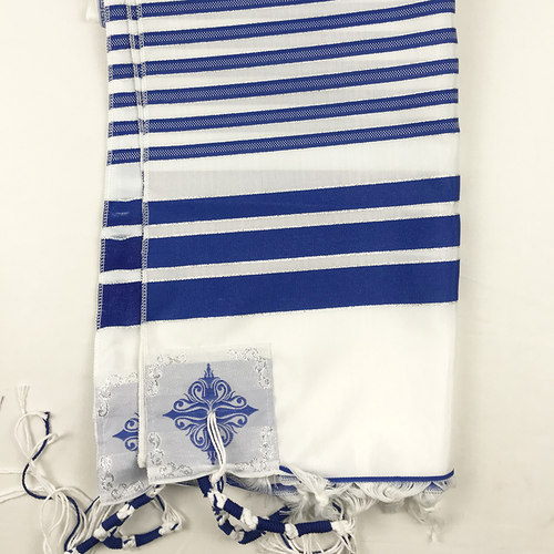 极速Talit Prayer Shawl  180 x 50 cm (70 x 21) Inch Messian