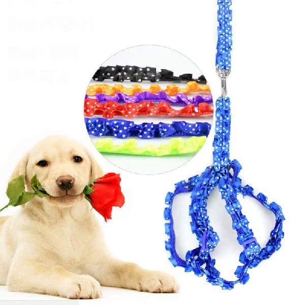 Adjustable Puppy Cat Walking Nylon Harness for Dogs Cats