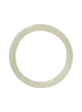 蓝眠竹青欢天然青白玉圆条手镯冰透圆润气质年轻款叮当镯小众镯子