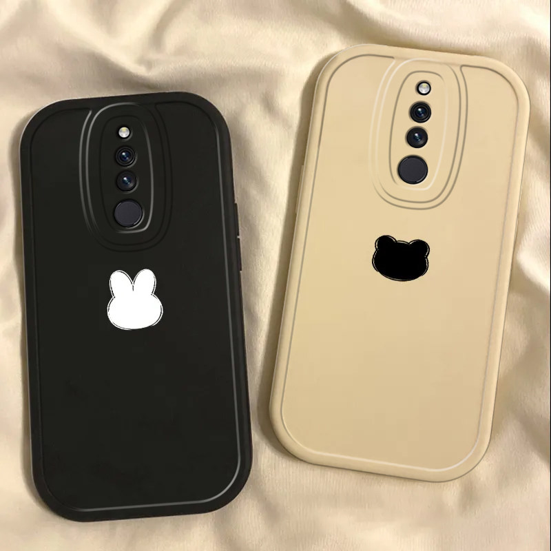 适用红米8手机壳Redmi8保护套M1908C3IE小米新款外壳八液态硅胶Redmi全包防摔超薄软壳纯色网红女款兔子小熊